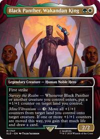 Black Panther, Wakandan King (Rainbow Foil) - Secret Lair Drop Series - 1747