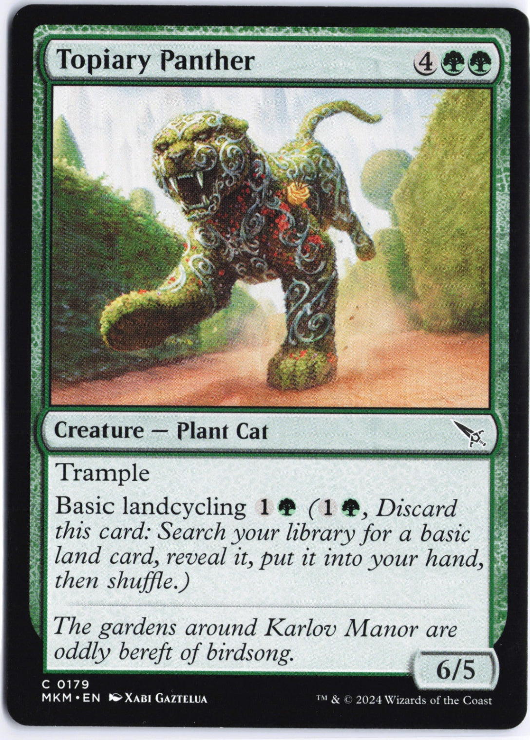 Topiary Panther C Murders at Karlov Manor 179 NM