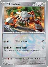Heatran (Master Ball Pattern) - SV: Prismatic Evolutions - 068/131