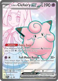 Lillie's Clefairy ex - 195 - SV: Scarlet & Violet Promo Cards - 195