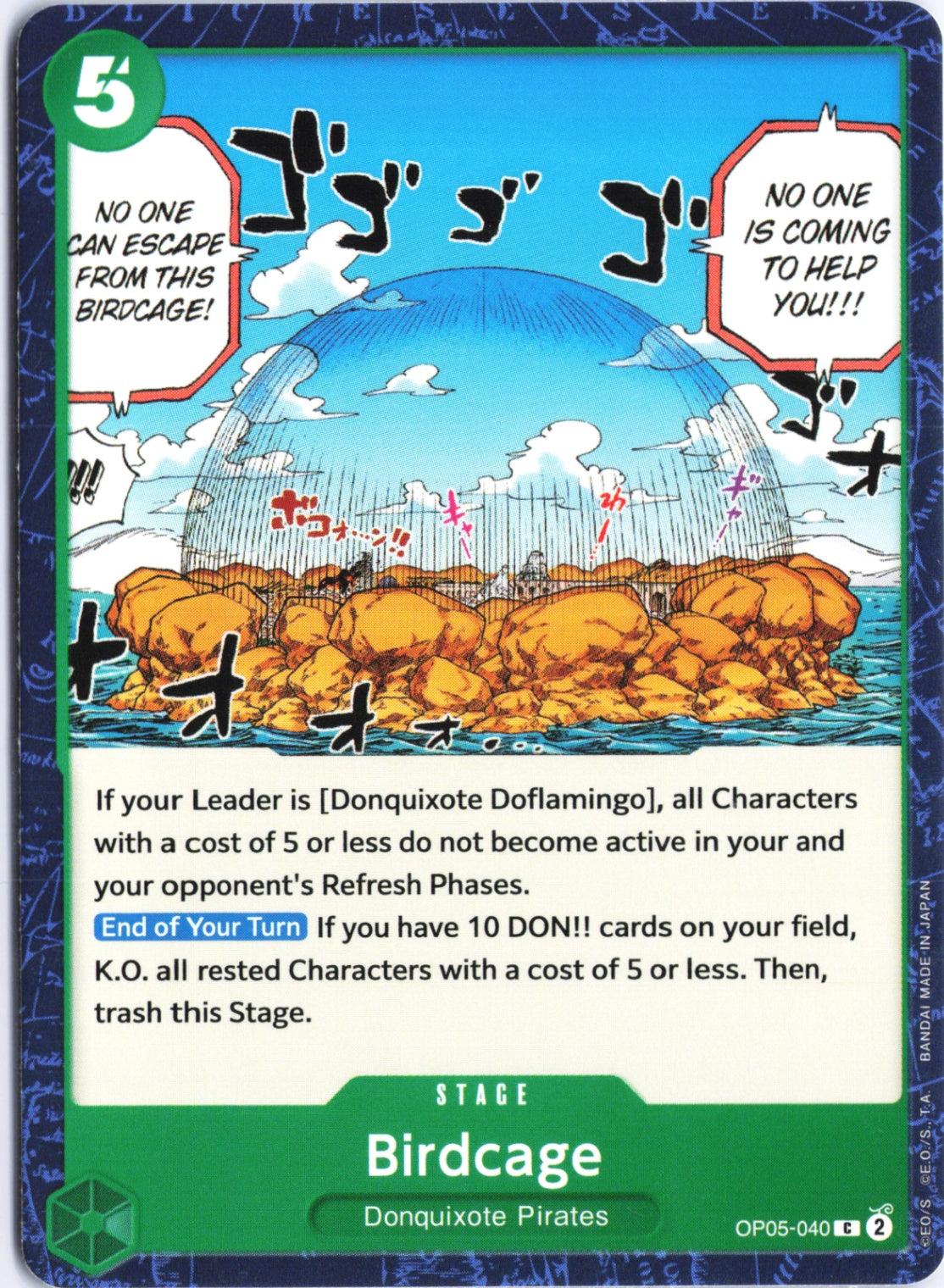 Birdcage C Awakening of the New Era OP05-040 NM