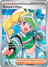 Emcee's Hype - 220/182 - SV10: Destined Rivals - 220/182