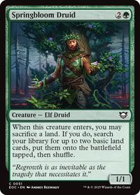 Springbloom Druid - Commander: Edge of Eternities - 51