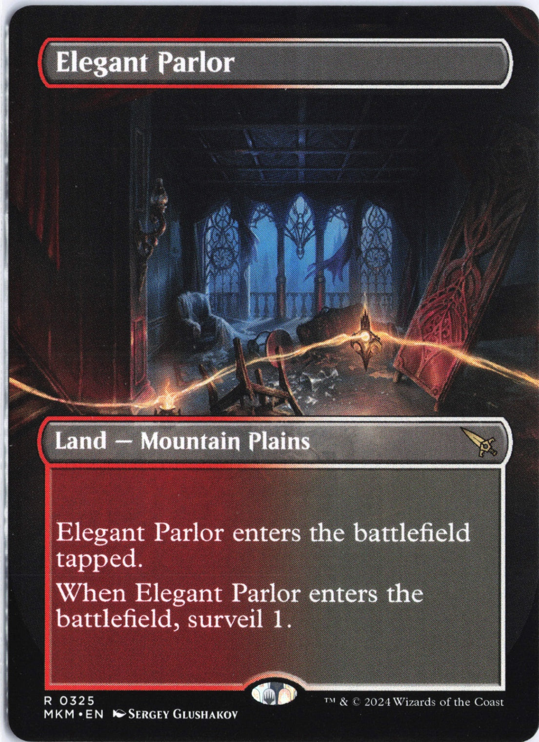 Elegant Parlor (Borderless) R Murders at Karlov Manor 325 NM