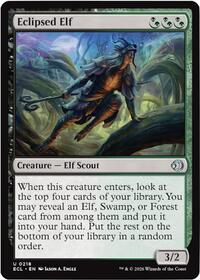 Eclipsed Elf - Lorwyn Eclipsed - 218