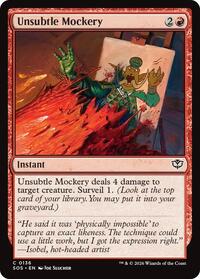 Unsubtle Mockery - Secrets of Strixhaven - 136