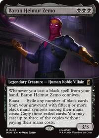Baron Helmut Zemo (Extended Art) - Marvel Super Heroes - 405
