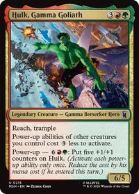 Hulk, Gamma Goliath - Marvel Super Heroes - 215