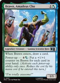 Brawn, Amadeus Cho - Commander: Marvel Super Heroes - 567