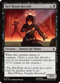 Red Room Recruit - Marvel Super Heroes - 110