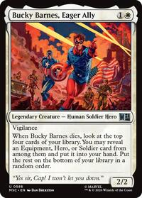 Bucky Barnes, Eager Ally - Commander: Marvel Super Heroes - 586
