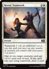 Heroic Teamwork - Commander: Marvel Super Heroes - 597