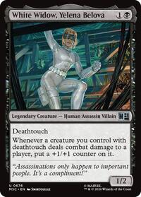White Widow, Yelena Belova - Commander: Marvel Super Heroes - 676