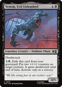 Venom, Evil Unleashed - Commander: Marvel Super Heroes - 800