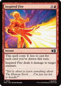 Inspired Fire - Commander: Marvel Super Heroes - 690