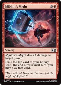 Mjolnir's Might - Commander: Marvel Super Heroes - 697