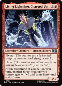 Living Lightning, Charged Up - Commander: Marvel Super Heroes - 764