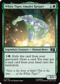 White Tiger, Amulet Keeper - Commander: Marvel Super Heroes - 736