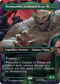 Abomination, Irradiated Brute (Borderless) - Commander: Marvel Super Heroes - 511
