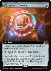 Chromatic Lantern (Extended Art) - Commander: Marvel Super Heroes - 428
