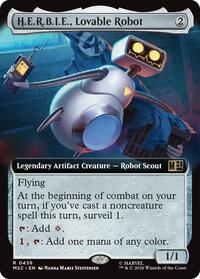 H.E.R.B.I.E., Lovable Robot (Extended Art) - Commander: Marvel Super Heroes - 436