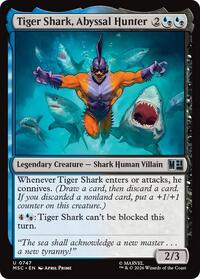Tiger Shark, Abyssal Hunter - Commander: Marvel Super Heroes - 747