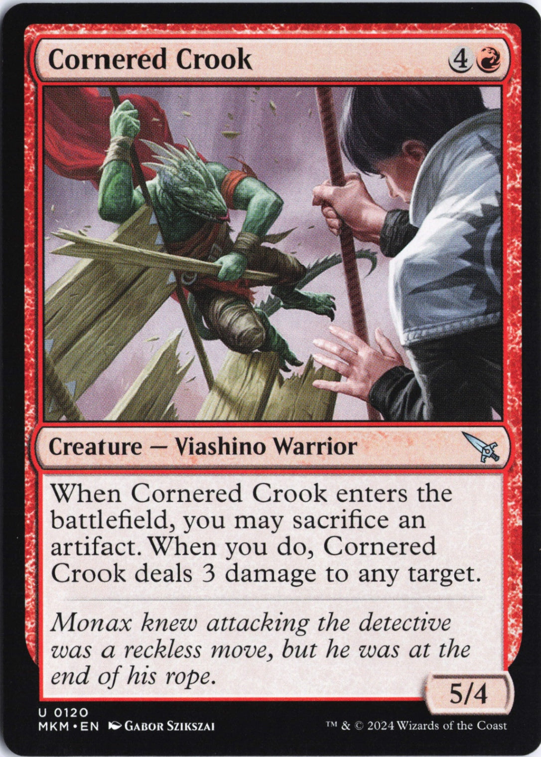 Cornered Crook U Murders at Karlov Manor 120 NM