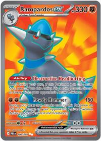 Rampardos ex - 100/084 - ME05: Pitch Black - 100/084