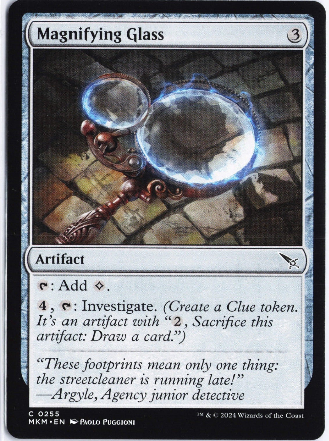 Magnifying Glass C Murders at Karlov Manor 255 NM