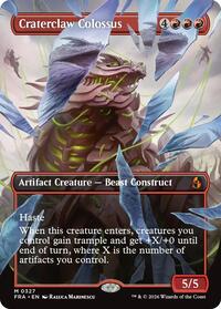 Craterclaw Colossus (Borderless) (0327) - Reality Fracture - 327