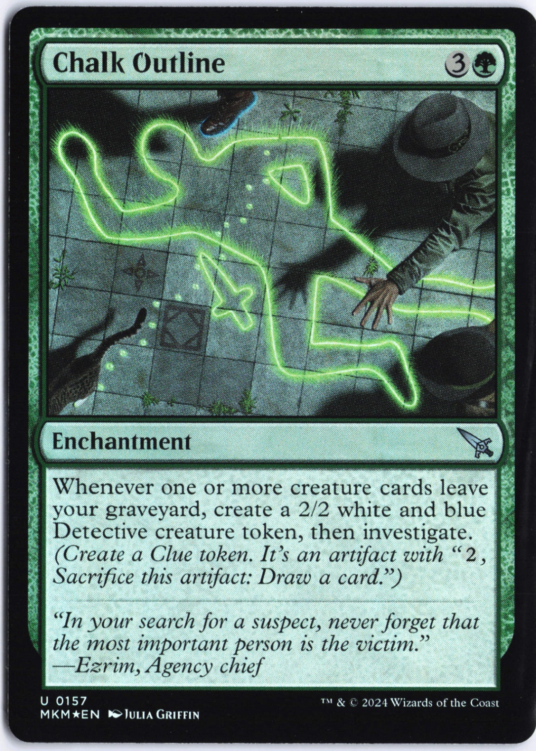 Chalk Outline U Murders at Karlov Manor 157 NM