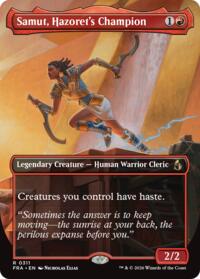 Samut, Hazoret's Champion (Borderless) - Reality Fracture - 311