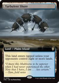 Turbulent Shore (Extended Art) - Commander: Reality Fracture - 102
