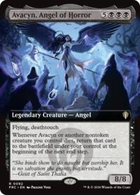 Avacyn, Angel of Horror (Extended Art) - Commander: Reality Fracture - 92