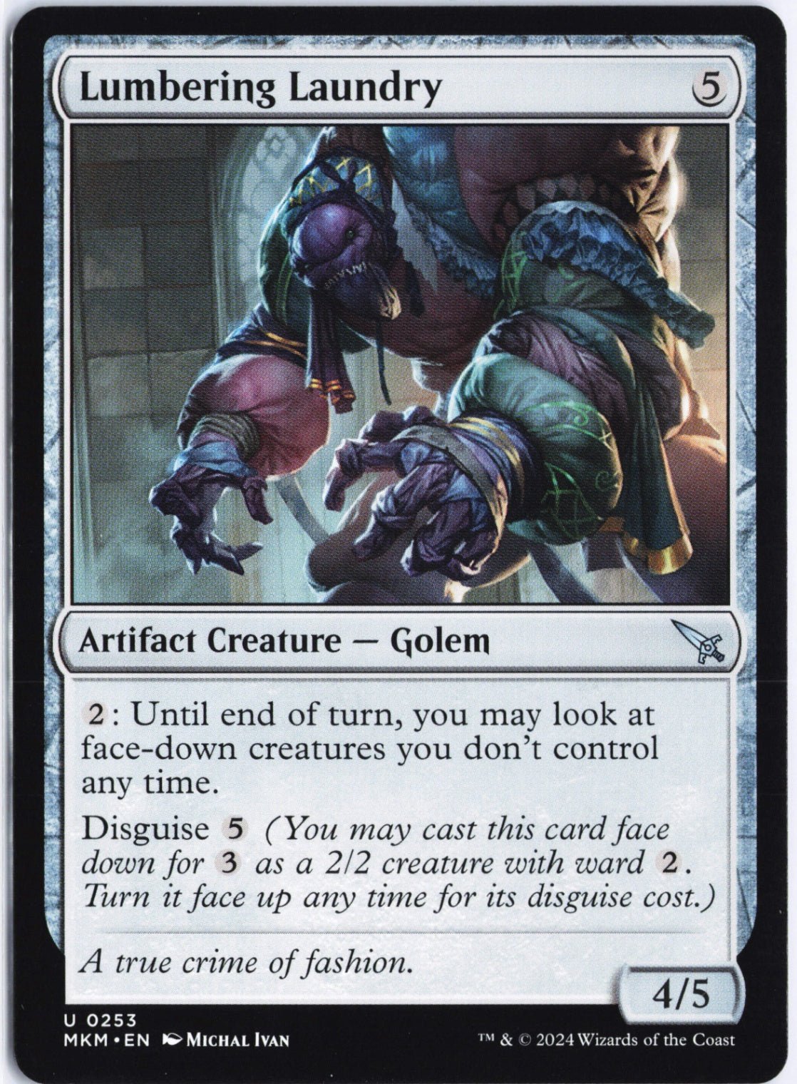 Lumbering Laundry U Murders at Karlov Manor 253 NM