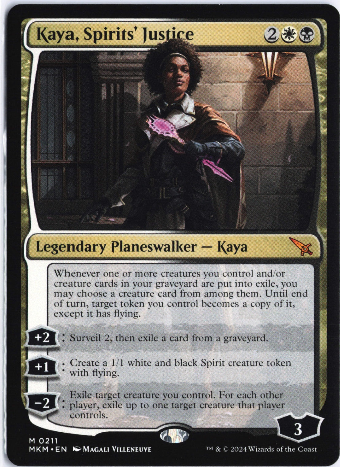 Kaya, Spirits' Justice M Murders at Karlov Manor 211 NM