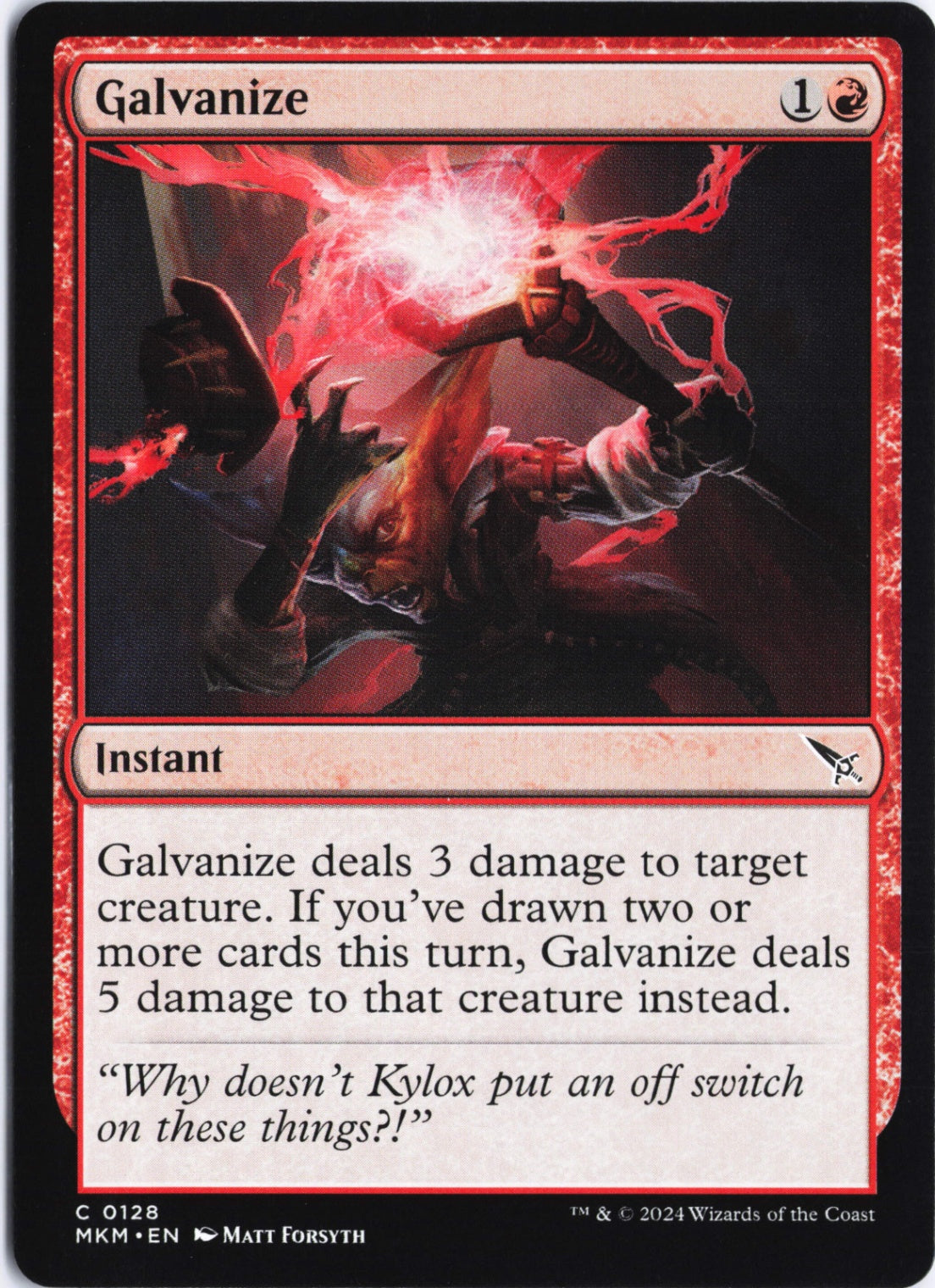 Galvanize C Murders at Karlov Manor 128 NM