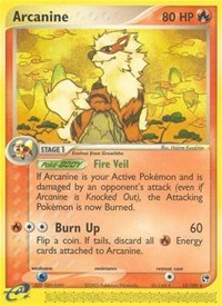 Arcanine - EX Sandstorm - 15/100