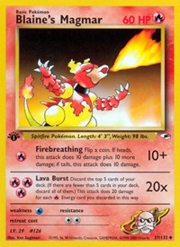 Blaine's Magmar - Gym Heroes - 037/132