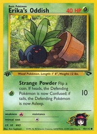 Erika's Oddish - Gym Challenge - 070/132