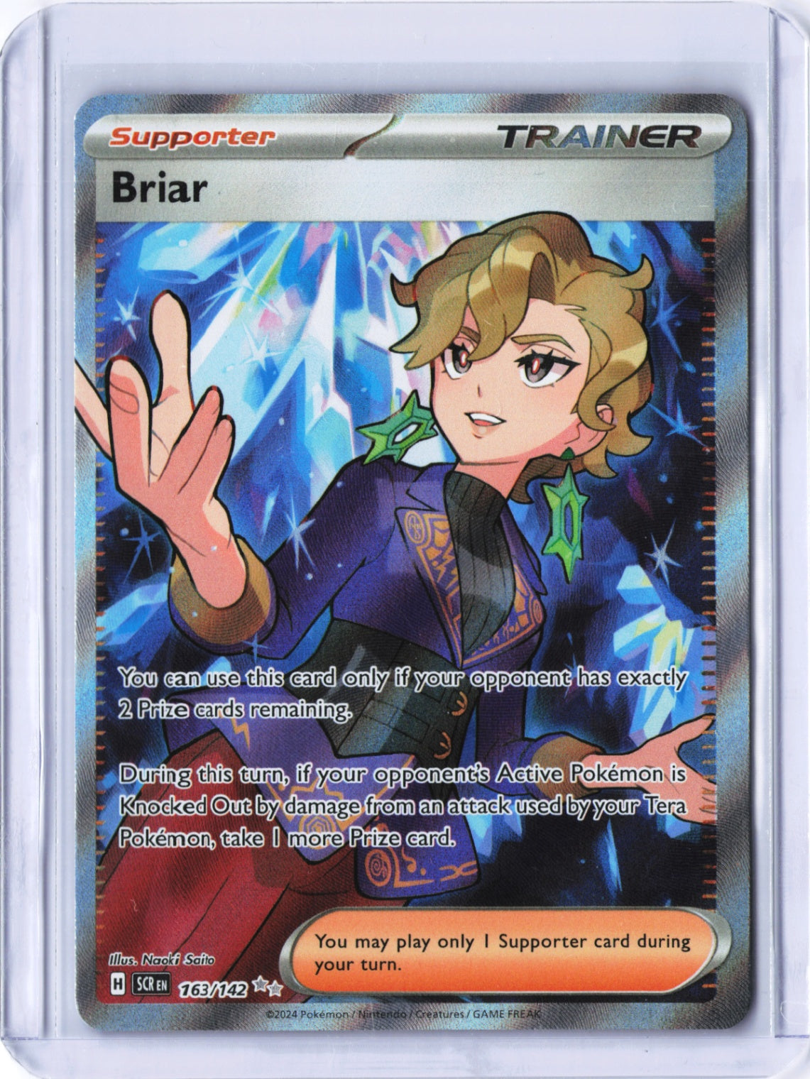 Briar - Ultra Rare SV07: Stellar Crown 163/142 NM