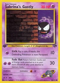 Sabrina's Gastly (96) - Gym Challenge - 096/132