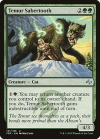 Temur Sabertooth - Fate Reforged - 141