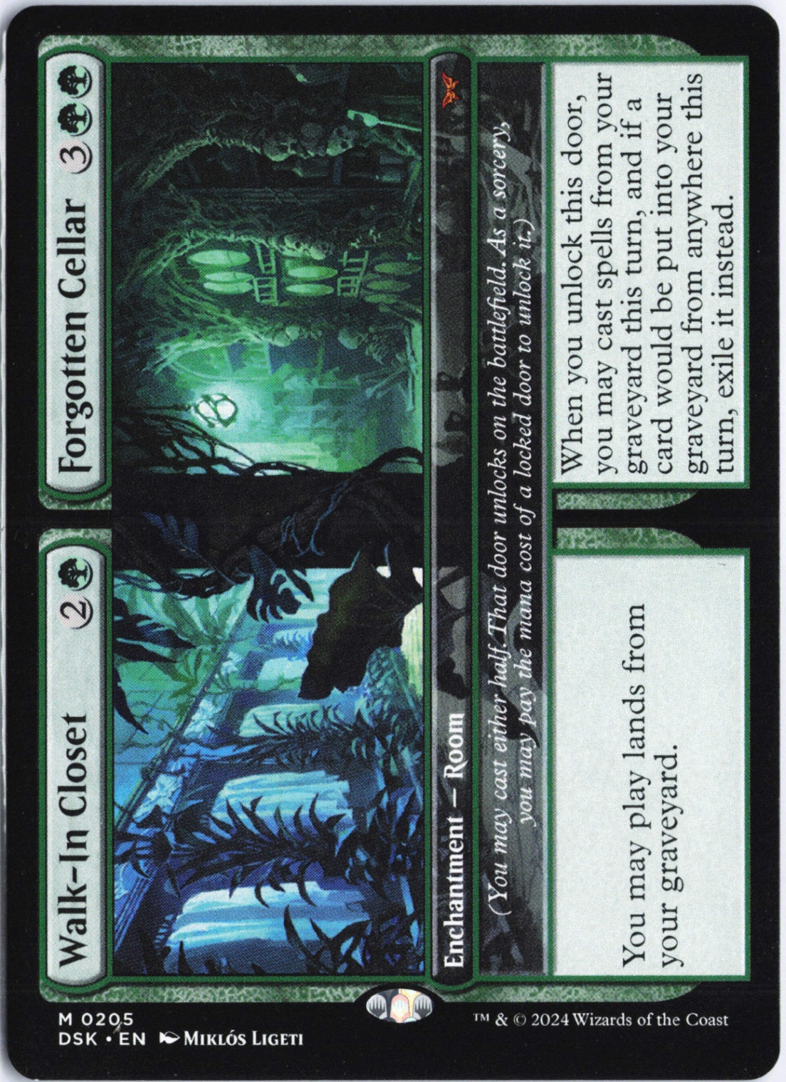 Walk-In Closet // Forgotten Cellar M Duskmourn: House of Horror 205 NM