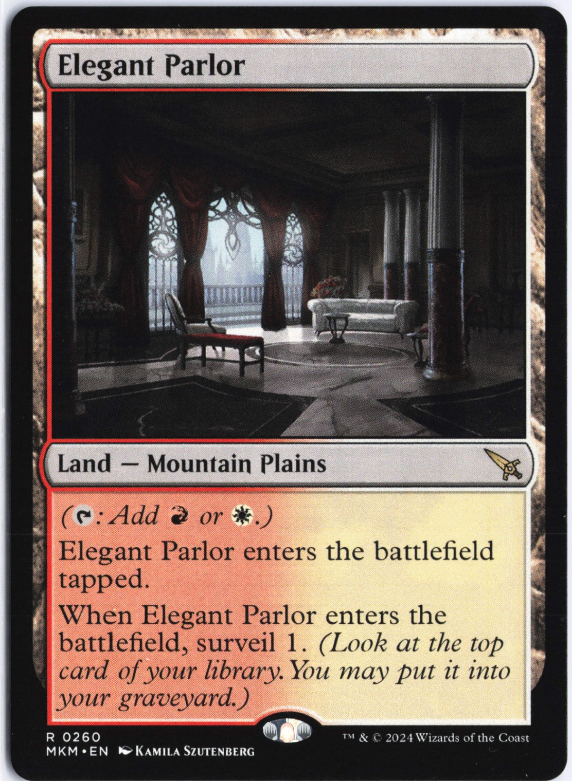 Elegant Parlor R Murders at Karlov Manor 260 NM