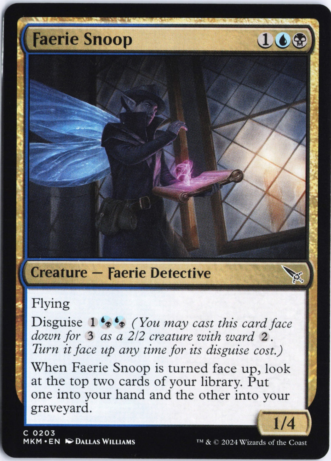 Faerie Snoop C Murders at Karlov Manor 203 NM