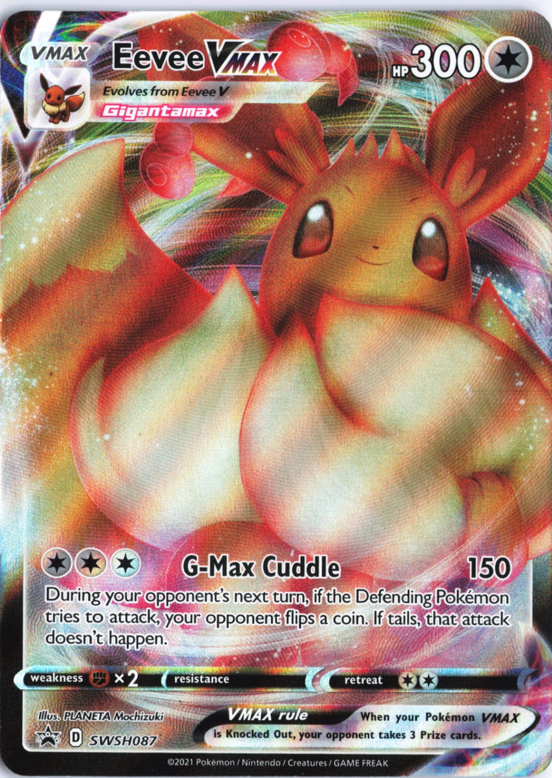 Eevee VMAX - Promo SWSH: Sword & Shield Promo Cards SWSH087 NM