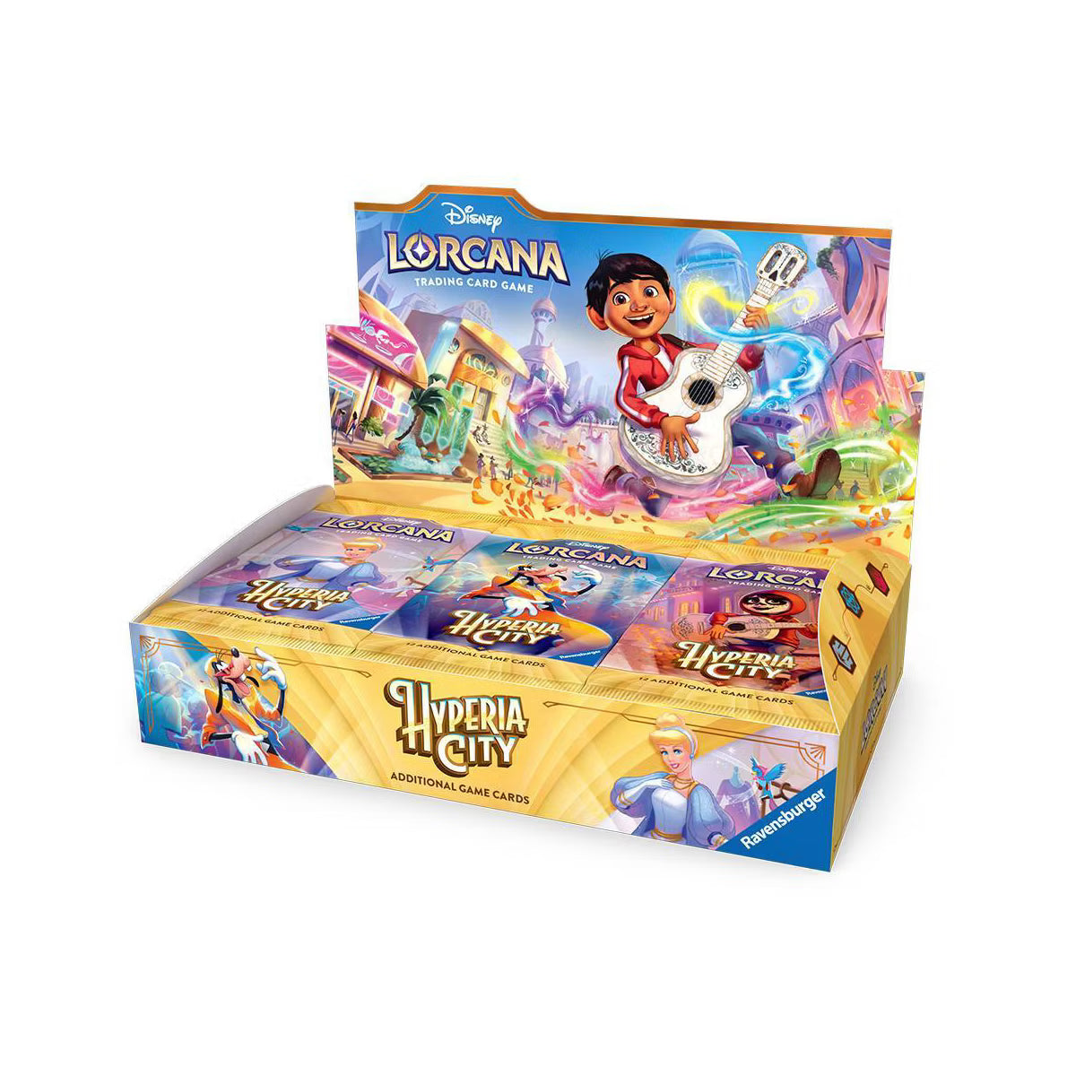 Disney Lorcana Trading Card Game: Hyperia City Booster Display Box