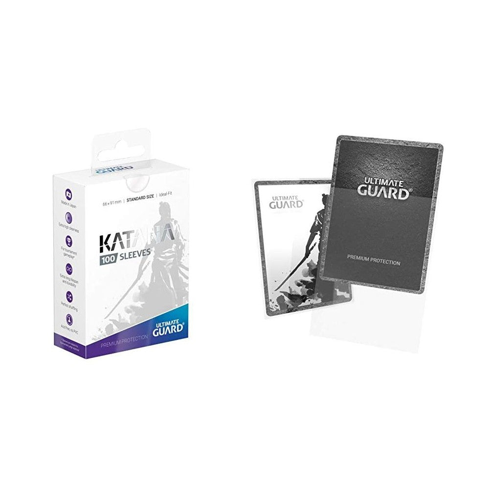 Ultimate Guard Katana Sleeves Standard Size (100) - Transparent