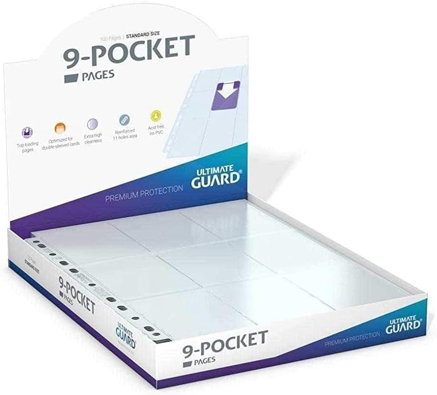 Ultimate Guard: 9-Pocket Premium Protection Pages Standard  (100)